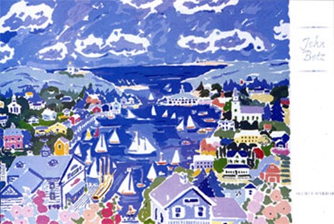 Framed Secret Harbor Print