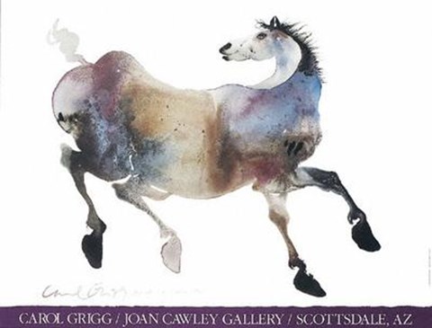 Framed Laughing Horse Print