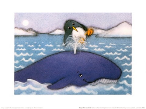 Framed Penguin Pete's New Friends Print