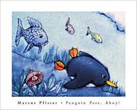 Framed Penguin Pete Has Important Things to Do Print