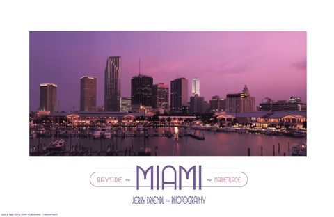 Framed Miami Print