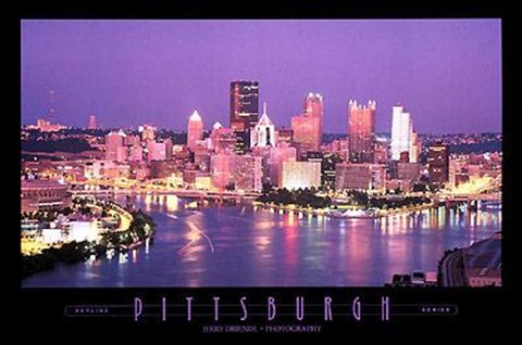 Framed Pittsburgh Print