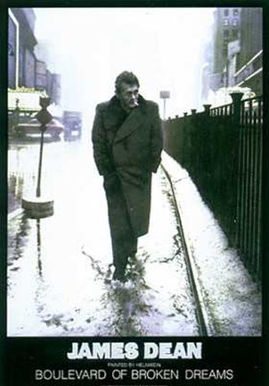 Framed James Dean Print