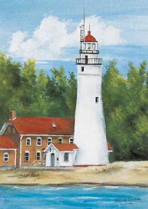 Framed Fort Gratiot Light Print