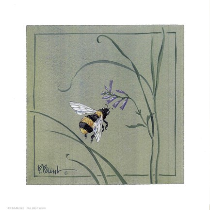 Framed Bumble Bee Print