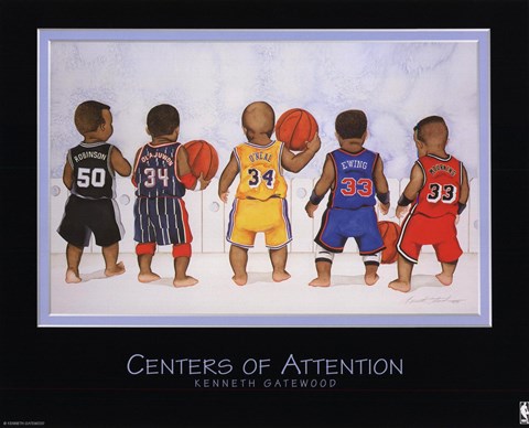 Framed Centers of Attention Print