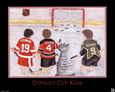 Stanley Cup Kids Fine Art Print by Kenneth Gatewood at