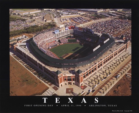 Framed Texas - Arlinton Print