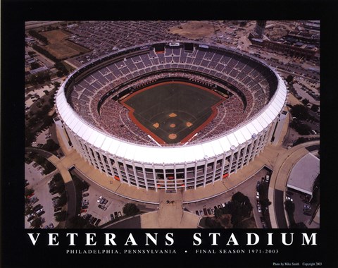 Framed Veterans Stadium - Philadelphia Phillies Print