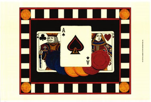 Framed It&#39;s a Gamble II Print