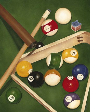 Framed Rack&#39;em Up I Print