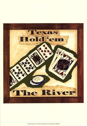Framed Hold &#39;em IV Print
