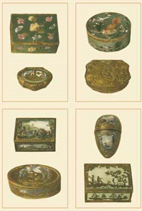 Framed Mini Jewel Boxes Print