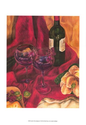 Framed Wine Indulgences II Print
