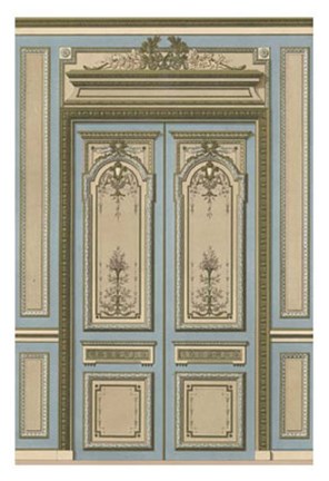 Framed Palace Doors II Print