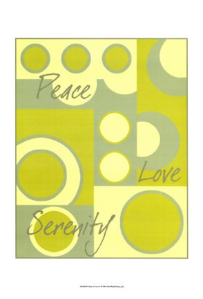 Framed Circle of Love I Print