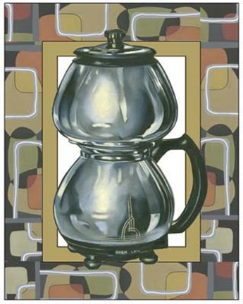 Framed June&#39;s Coffee Pot Print