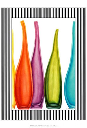 Framed Stained Glass I Print