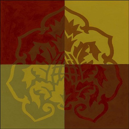 Framed Block Print I Print