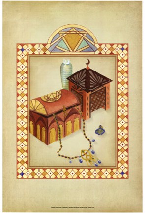 Framed Moroccan Treasures II Print