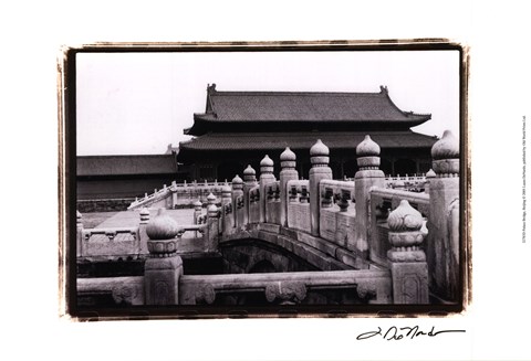 Framed Palace Bridge, Beijing Print