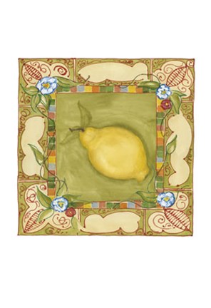 Framed French Country Lemon Print