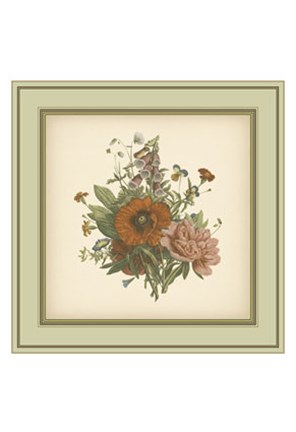Framed Tuscany Bouquet (P) V Print