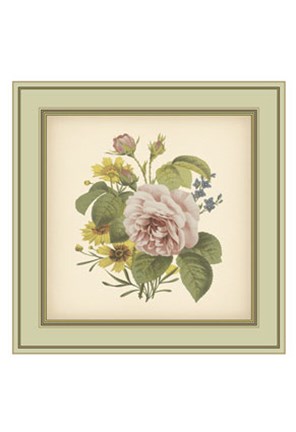 Framed Tuscany Bouquet (P) VIII Print