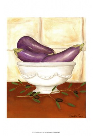 Framed Tuscan Harvest II Print