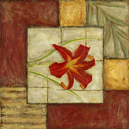 Framed Flower Montage IV Print