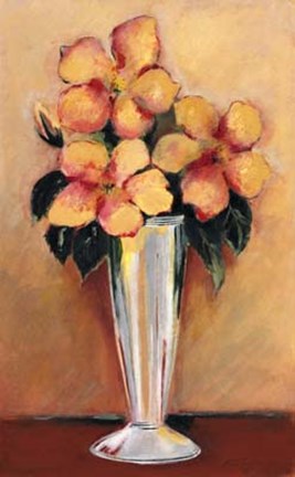 Framed Sarah&#39;s Flowers II Print