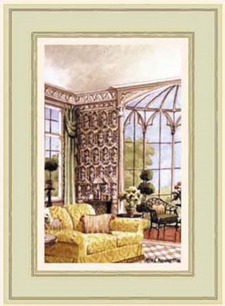 Framed View From the Conservatory Print