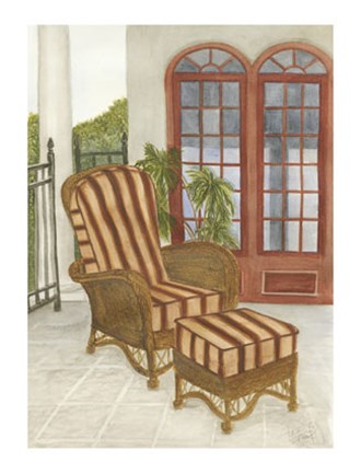 Framed Tranquil Breezes I Print