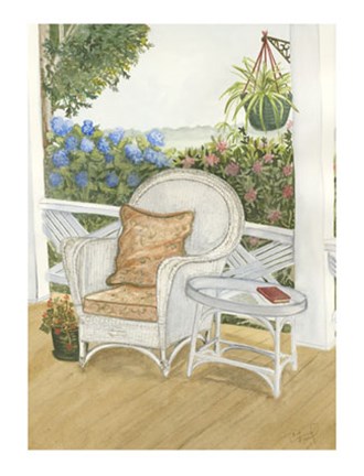 Framed Tranquil Breezes II Print