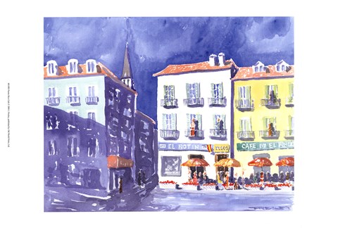 Framed Puerto Rico Caf Print