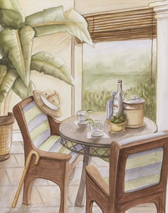 Framed Grand Hotel Vignette II (D) Print