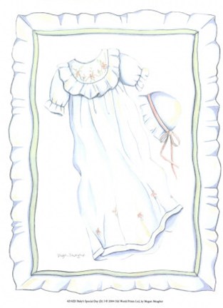Framed Baby&#39;s Special Day (D) I Print