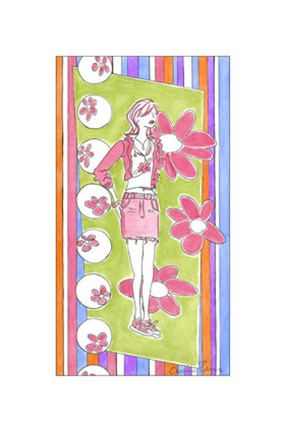 Framed Glam Girls II Print