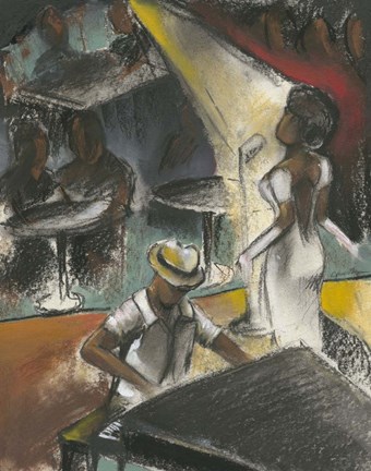 Framed Sultry Song Print