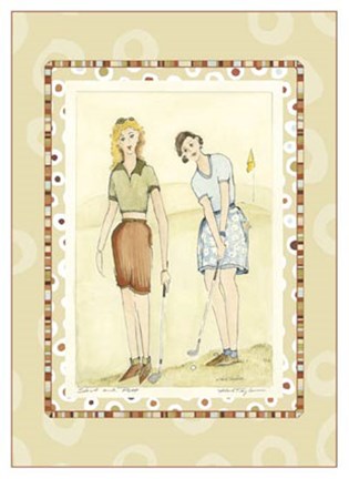 Framed Strut &amp; Putt Print