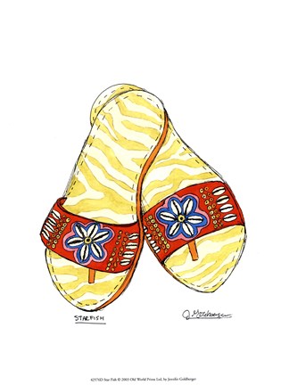 Framed Star Fish Print