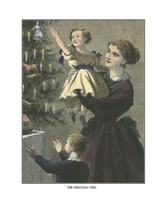 Framed Christmas Tree Print