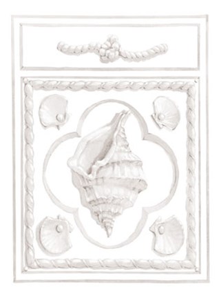 Framed Conch Panel Print