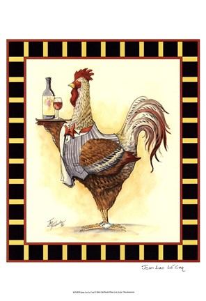 Framed Jean Luc Le Coq Print