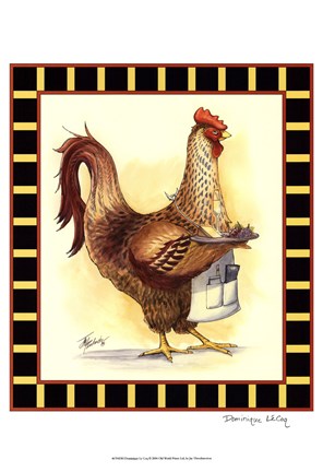 Framed Dominique Le Coq Print