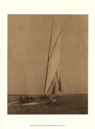 Framed Racing Yachts I Print