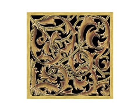 Framed Ornamental Squares IV Print