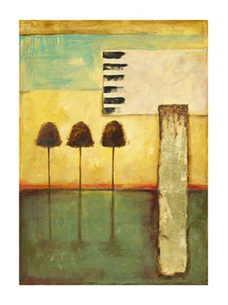 Framed Sunset Fantasy II on FAP Print