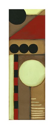 Framed Sophisticated Loft Panel III on FAP Print