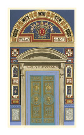 Framed Venetian Door II Print
